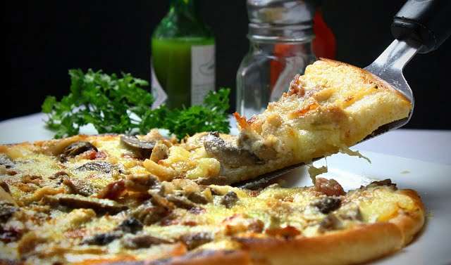 die umsetzung der, pizza