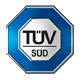 TÜV Süd Logo, Partner für Audits und Zertifizierungen nach ISO 9001 und ISO 27001, unterstützt ACATO GmbH in Deutschland und USA.