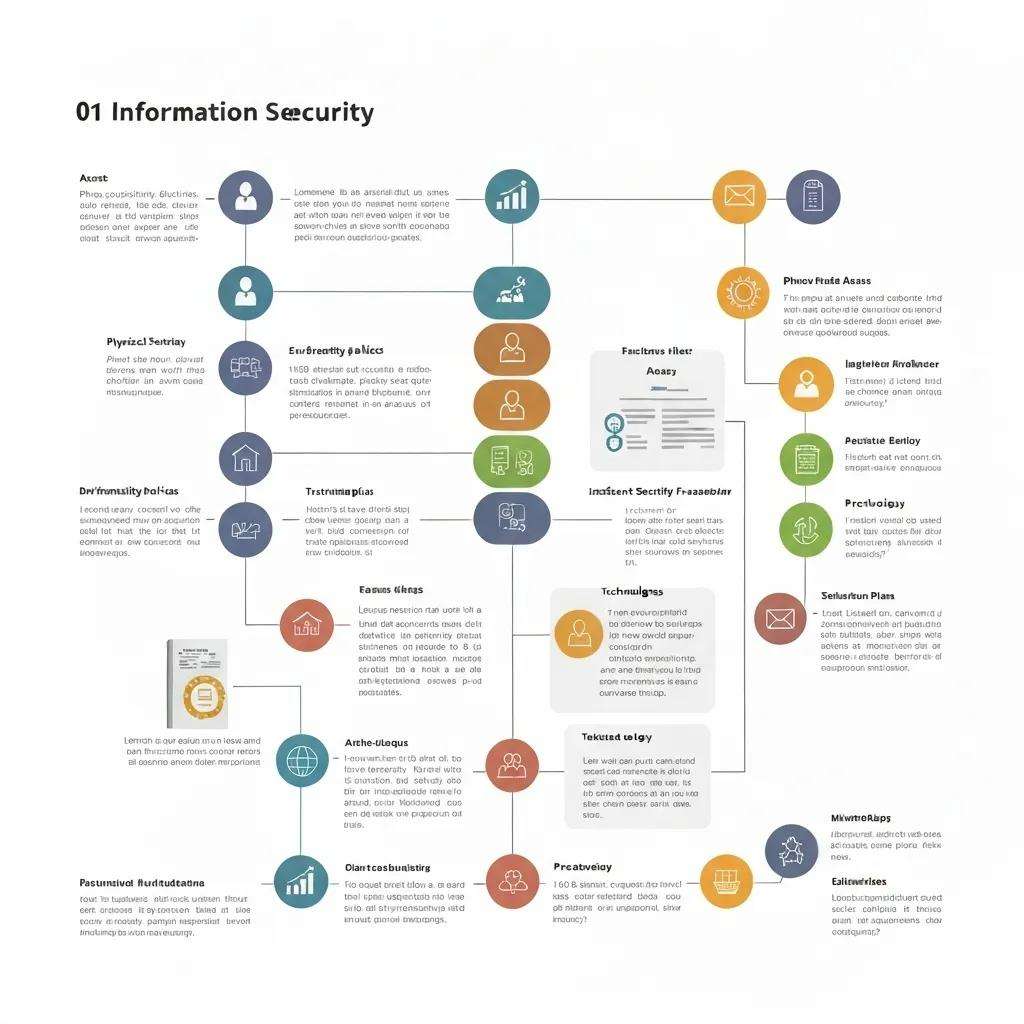 Visuelle Darstellung der Schritte im ISO 27001 Auditprozess