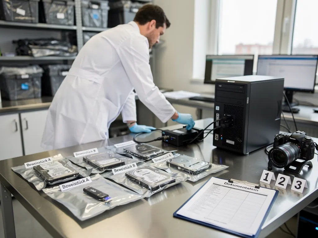 Wie stellt die Digitalforensik eine zuverl&auml;ssige Beweiserhebung sicher