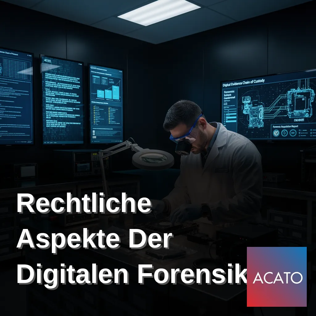 Rechtliche Aspekte der digitalen Forensik: Gew&auml;hrleistung der DSGVO-Konformit&auml;t und des Datenschutzes bei IT-forensischen