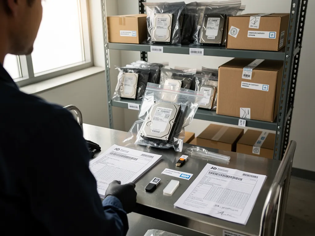 Wie wird die Beweismittelkette (Chain of Custody) aufrechterhalten, um die Integrit&auml;t der Beweise sicherzustellen