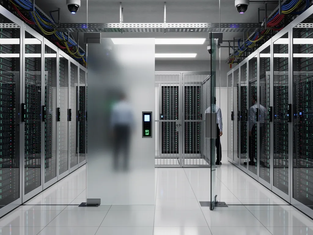 Schichtmodell aus IAM, Netzwerk-, Daten- und Monitoring-Kontrollen